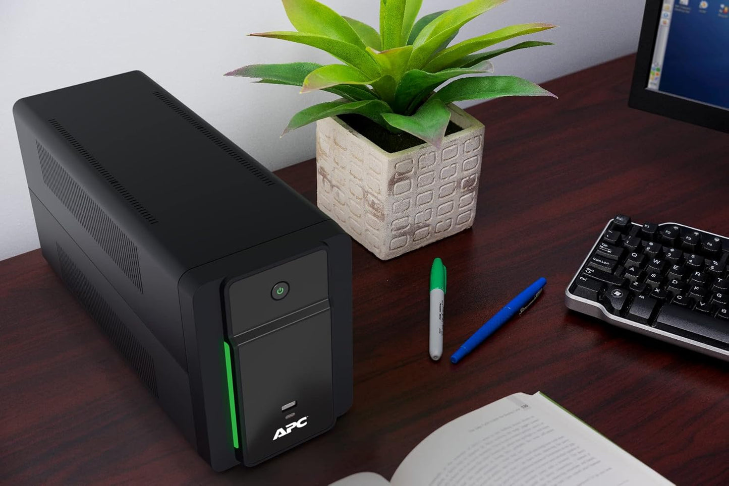 APC UPS 1200VA Line Interactive UPS Battery Backup, BVK1200M2 Backup Battery with AVR, 2 USB Charging Ports (Type C/Type A), Back-UPS Uninterruptible Power Supply