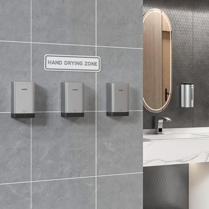AIKE Surface Mounted ADA Compliant Hand Dryer with HEPA Filter,Black Model AK2822