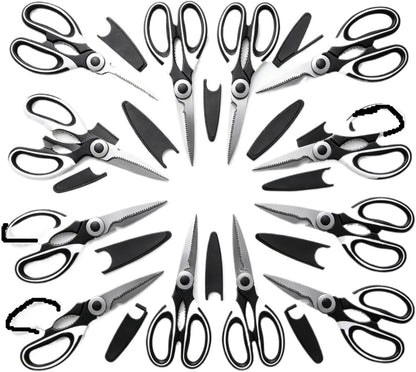 Stainless Steel Kitchen Scissors | For Cutting Fish Meat Chicken Bones Pizza(20pcs)