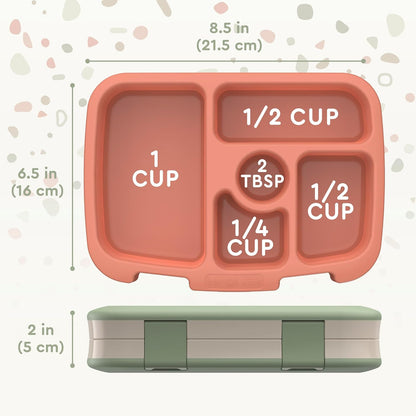 Bentgo Kids 5-Compartment Leak-Proof Bento-Style Lunch Box (Whimsy & Wonder Collection) - Ideal for Ages 3-7, Drop-Proof & Durable, Dishwasher Safe, & PFAS & BPA-Free Materials (Starry Sprinkle)