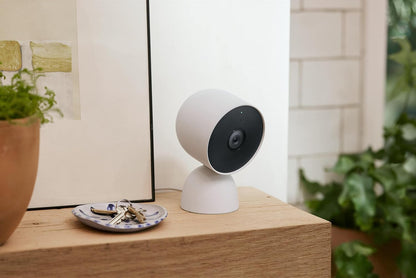 Google Nest Security Cam (Wired) - 2nd Generation - Snow