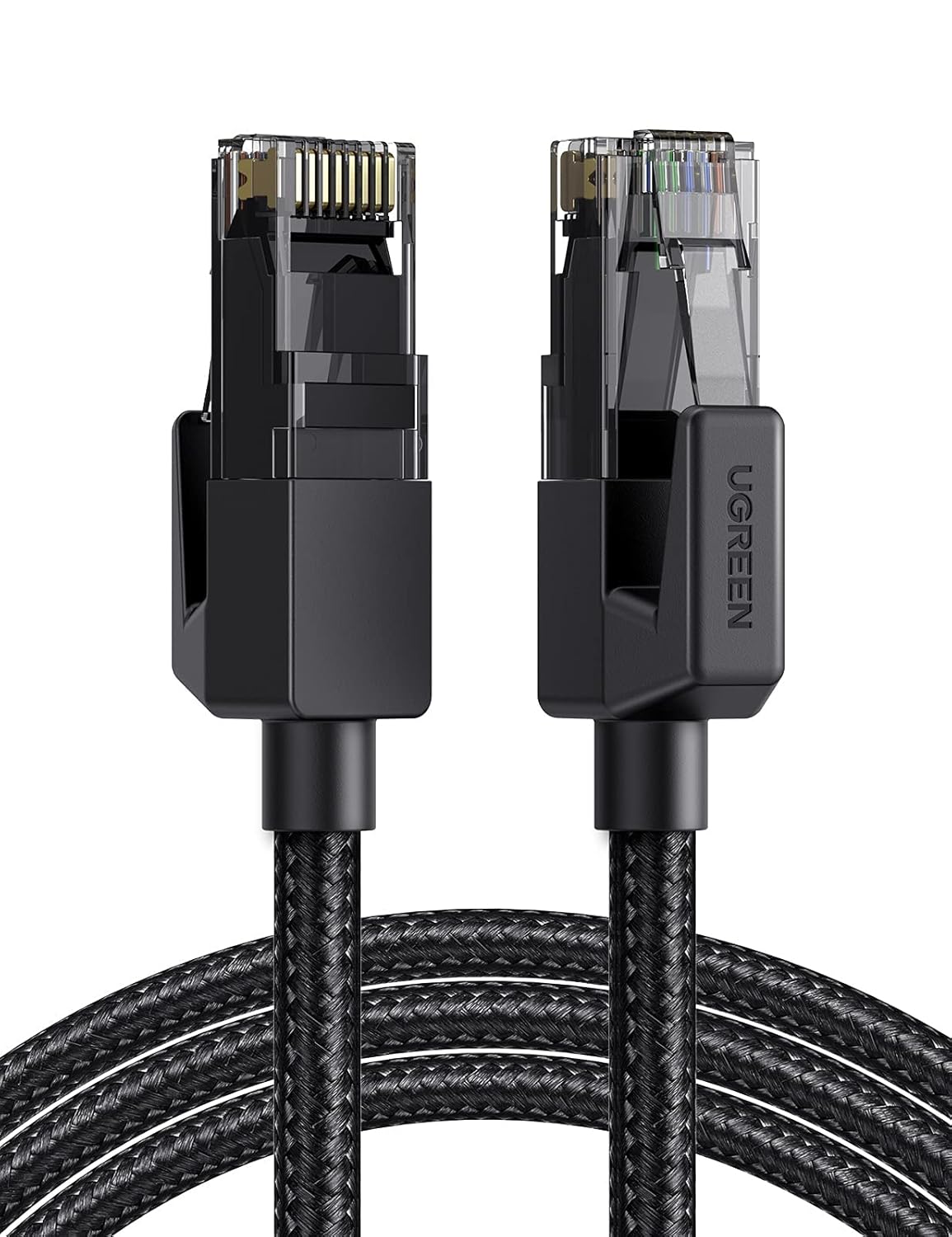UGREEN Cat 6 Ethernet Cable Braided Cat6 Gigabit High Speed 1000Mbps Internet Cable RJ45 Shielded Network LAN Cord Compatible for PC PS5 PS4 PS3 Xbox Smart TV Router 15FT