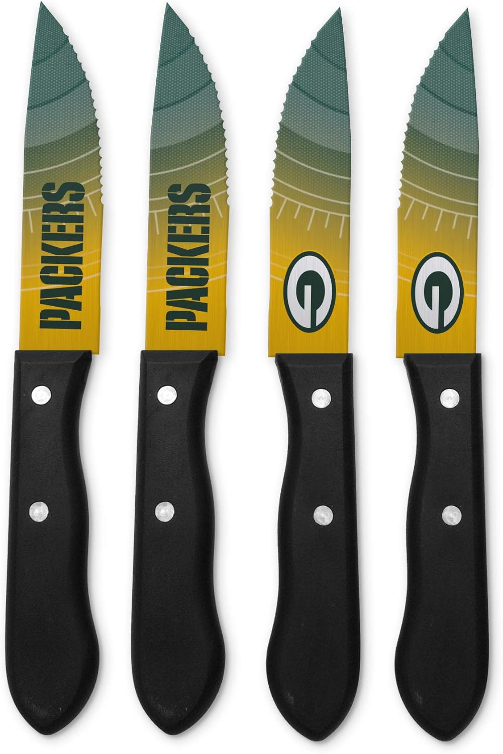 The Sports Vault by Inglasco NFL Chicago Bears Steak Knives