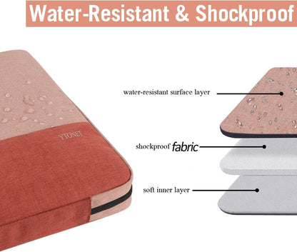 Ytonet Laptop Sleeve, 15.6 inch TSA Laptop Bag Laptop Case Water Resistant Computer Carrying Bag Compatible for Lenovo, HP, Dell, Asus Notebook, Gifts for Men Women, Grey