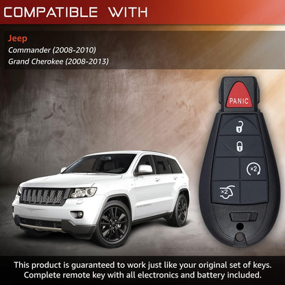 StandardAutoPart Premium Replacement Car Keyless Entry Remote for Grand Caravan Journey Durango Ram Town and Country 300 M3N5WY783X IYZ-C01C (2 Button)