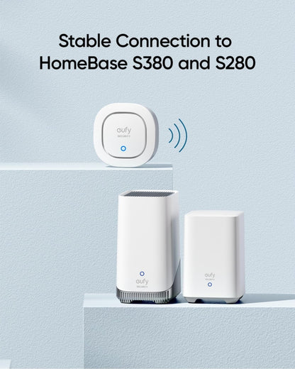 eufy Security Siren, 105 dB Wireless Alarm, IP65 Weatherproof, Remote Alerts, 2-Year Battery Life, HomeBase Required, Compatible with HomeBase S380 and S280, App Control, Easy to Install