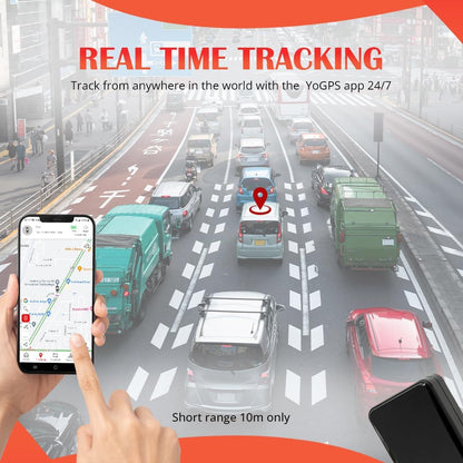 YoGPS Eco GPS Trackers | Wireless and Portable | Discrete 4G Tracking Device | Built-in Magnet | No Install Needed | Long Rechargeable Battery | SIM Included