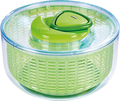 Zyliss Swift Dry Salad Spinner - Fruit Cleaner & Lettuce Spinner with Push Pump - Non-Slip Bowl - Dishwasher Safe - Small
