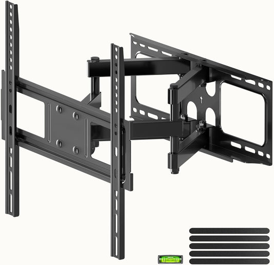 XINLEI TV Full Motion TV Wall Mount for Most 26"-70" Flat Screen/LED/ 4K TVs, Swivel/Tilt TV Bracket with Articulating Dual Arms, Support 99lbs, Max VESA 400x400mm (MA570)