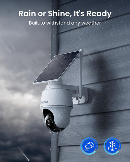 REOLINK Solar Security Cameras Wireless Outdoor 360° Coverage Argus PT