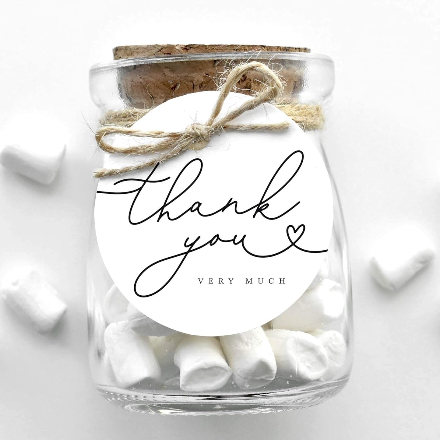 Bliss Collections Thank You Cards - Cards for Weddings, Receptions, Bridal Showers, Baby Showers, Graduations, Special (Rustic Greenery - 25 pieces)