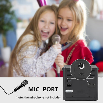 LONPOO Portable CD Player | Stereo Bluetooth Boombox | FM Radio Turn Knob | Auto Lid Open Button | Big LCD Display | Concealed Ports of USB/AUX/Earphone | Rear Power Protection Button (LP-D12)