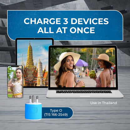 OREI South Africa, Botswana, Namibia Travel Plug Adapter with Dual USB - USA Input - Type M (U2U-10L), Will work with Cell Phones, Camera, Laptop, Tablets, iPad, iPhone