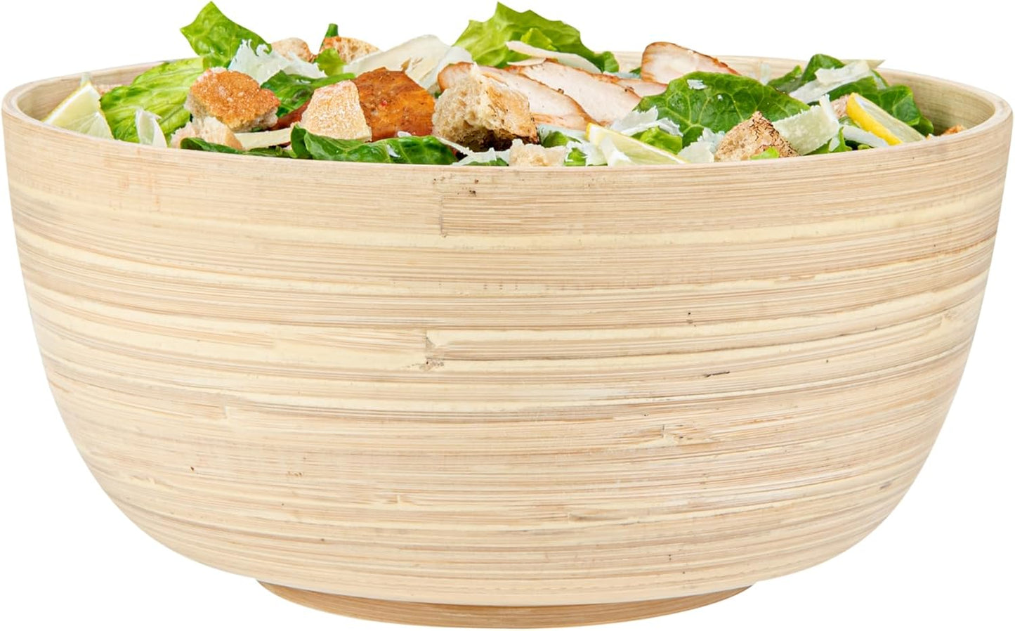 Restaurantware-Bambuddha 15 Ounce Small Salad Bowl, 1 Heavy-Duty Round Salad Bowl - Sustainable, Reusable, Black Bamboo Serving Dish, for Serving Salads, Fruits, and Appetizers