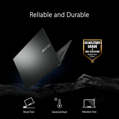 ASUS Vivobook Go 15 Laptop, 15.6” FHD Display, Intel® Core™ i3-N305 Processor, 8GB RAM, 256GB UFS, Windows 11 Home, Mixed Black, E1504GA-AS33-CA
