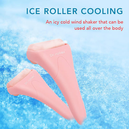 Ice Roller, Ice Roller for Face & Eye, Ice Face Roller for Women Skin Care Massage Tool Relieve Puffiness Reduce Pain Relief and Tightens Pore (Pink)