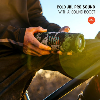 JBL Flip 7 - Portable Waterproof and Drop-Proof Speaker - White
