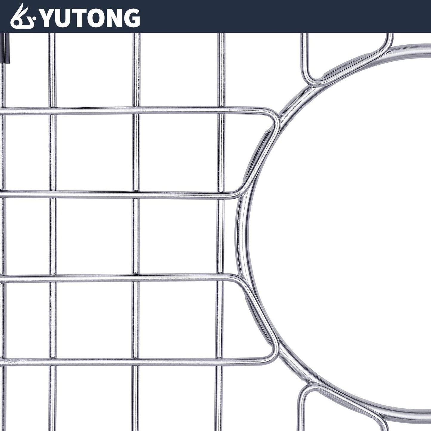 Yutong Kitchen Stainless Steel Sink Bottom Grid with Small Rounded Corner (27.5" x 15.5")
