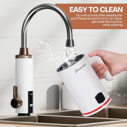Electric Milk Frother, 4 in 1 Milk Steamer, 14.5oz/430ml Automatic Warm and Cold Foam Maker for Coffee,Latte, Cappuccino, Macchiato, Hot Chocolate (Black)