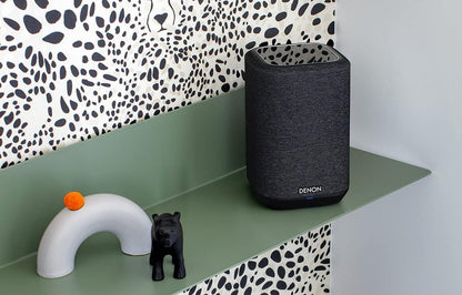 Denon Home 150 NV Wireless Speaker (Black), 1" Tweeter, 3.5" Woofer, Home Speaker with HEOS Built-in, AirPlay 2, and Bluetooth, Multi-Room Streaming, Simple Setup, Compact Design