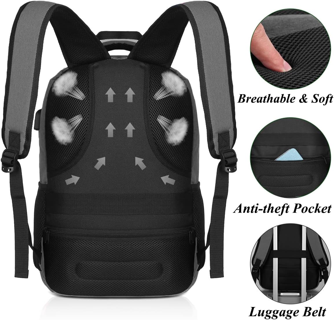 Backpack for Teen Girls,Boys School Backpack for Women with USB,College Backpack,Big Flower