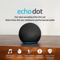 Amazon Echo Dot (newest model), Vibrant sounding Alexa speaker, Great for bedrooms, dining rooms and offices, Charcoal