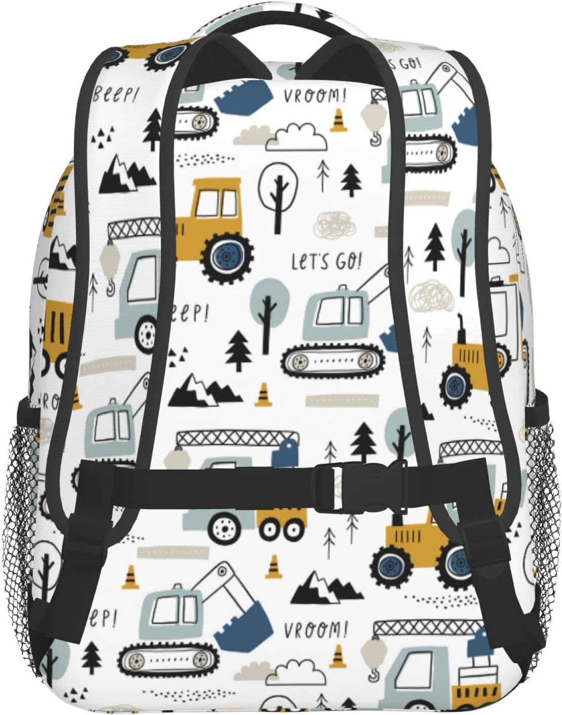 Toddler Backpack Construction Truck Tractor Kid Backpack for Boys Waterproof Bookbag Kindergarten Preschool sac a dos enfant