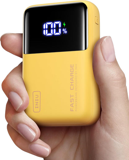 INIU Power Bank, 25000mAh 100W High Capacity Laptop & Phone Small Portable Charger, Fast Charging Flight Cruise Ship Family Trip Accessories Battery Pack for College Student Travelers Boys Girls, Blue
