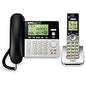 VTech DECT 6.0 1-Handset Corded/Cordless Phone for Home with Answering Machine, Call Blocking, Caller ID, Large Backlit Display, Duplex Speakerphone, Intercom, Landline Line-Power: VG208