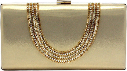 Ankoee Ladies Envelope Clutch Bag Evening Bag Bridal Wedding Bag Handbag Prom Clutches Handbag