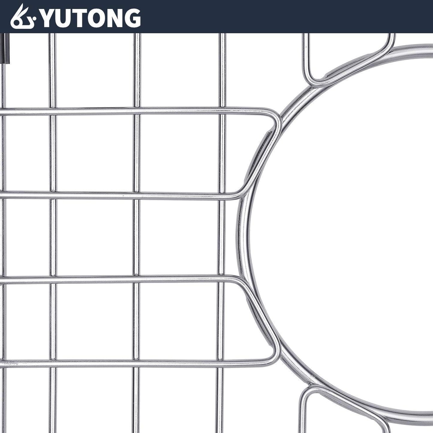 Yutong Kitchen Stainless Steel Sink Bottom Grid with Small Rounded Corner (27.5" x 15.5")