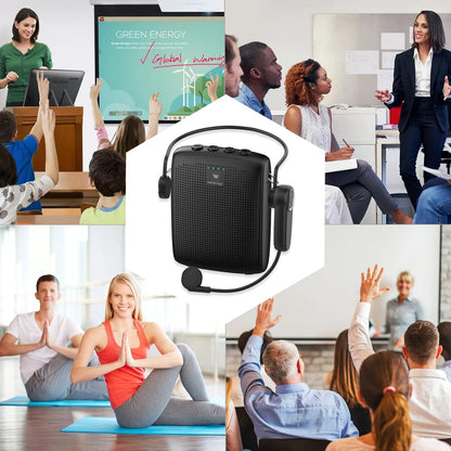 WinBridge Voice Amplifier with Bluetooth, Portable Speaker and Microphone