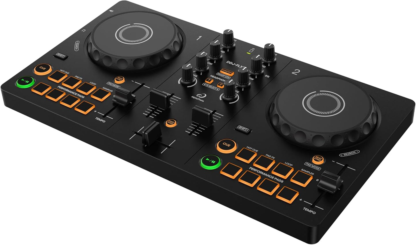 Pioneer DJ AlphaTheta DDJ-FLX2 Compact 2-Channel DJ Controller