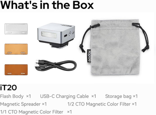 Godox iT20S TTL mini iFlash Camera Flash Built-in Lithium Battery for Sony Camera