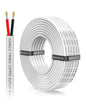 NAOEVO 16 Gauge Marine Wire Duplex, 16 AWG Stranded PVC Marine Electrical Wire, Waterproof/Corrosion Resistant/Tinned Copper Electrical Cable for Boat/Automotive/RV/Solar (30FT)
