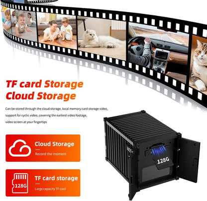 Mini Hidden Camera,1080P HD Spy Camera with Cloud Storage, Night Vision, AI Motion Detection