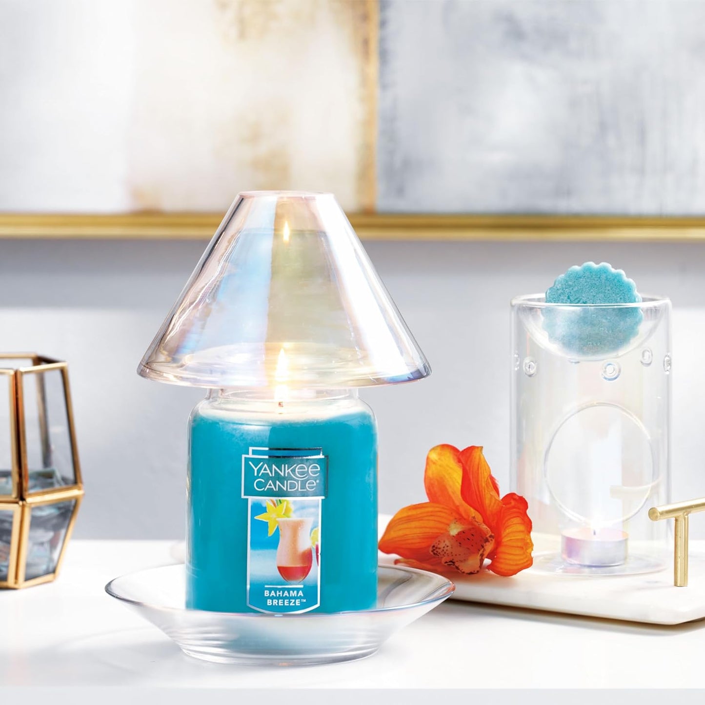 Yankee Candle Scented Candle, Sage & Citrus, Original Large Jar Candle, 110-150 Hours of Burn Time, 22 oz.