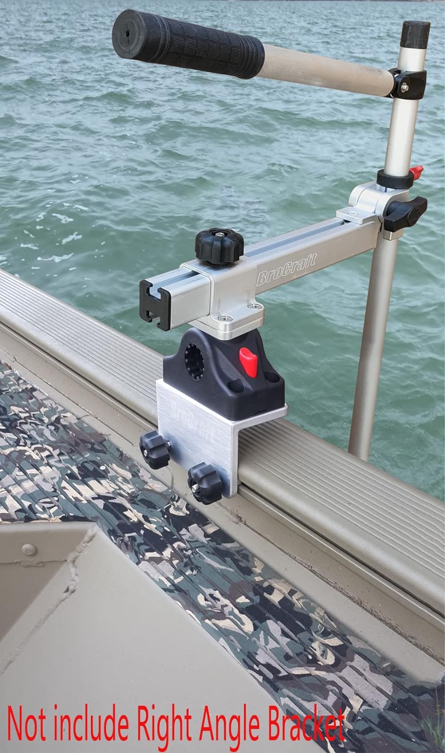 Brocraft Universal Transducer Pole/Sonar Transducer Pole System with Mount/Livescope Mount (Generation 2)