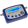 V8 Finder 2 TV Signal Finder Meter, DVB-S/S2/S2X Signal Receiver with 3.5 inch HD Digital Display, H.264 Auto Calculate Angle Built-in 4000mAh Battery for Adjusting Sat Dish