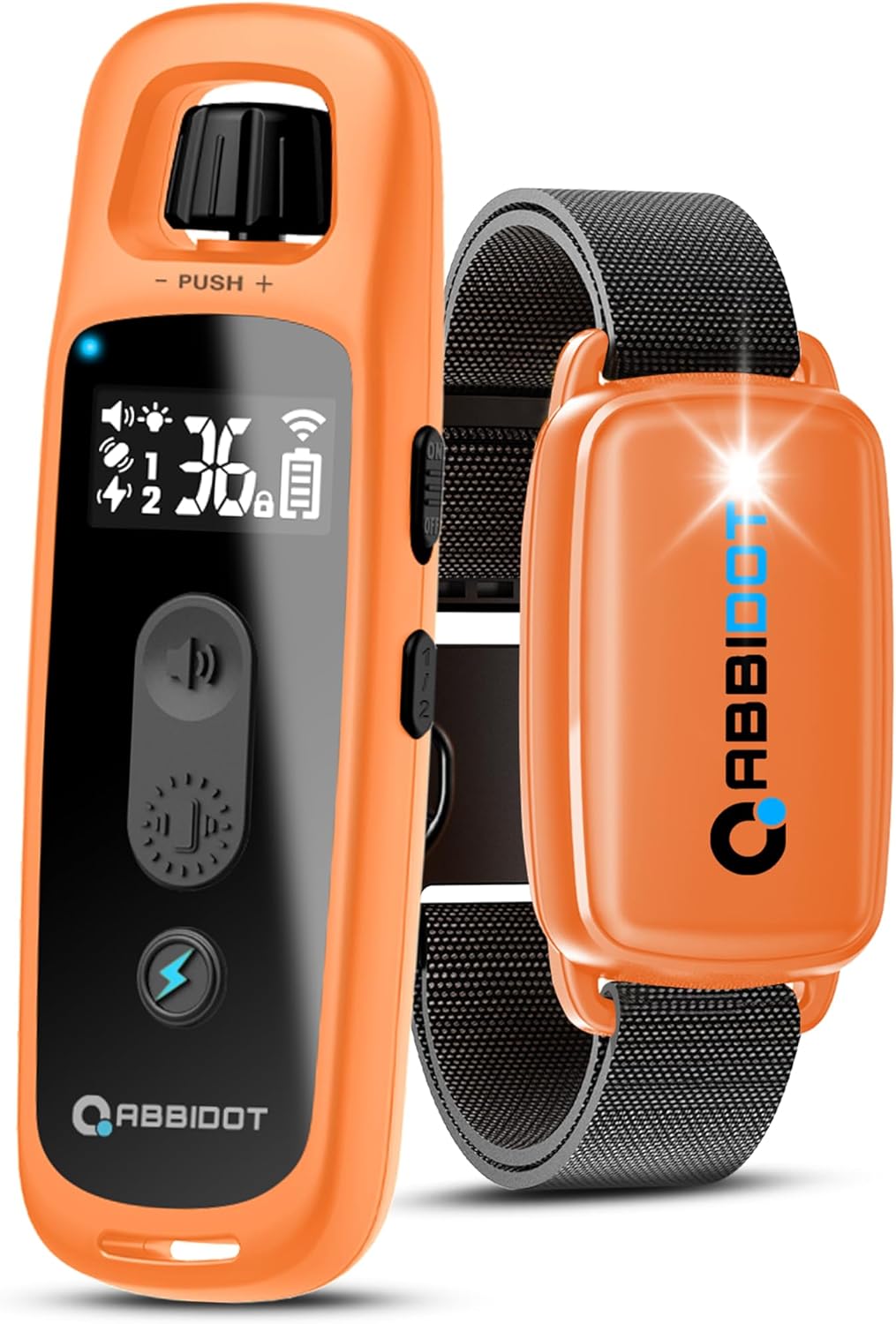 ABBIDOT 3300 Ft Dog Training Collar with Remote - [New Version] Shock Collar, 5 Training Modes, 88 Levels e Collar, Waterproof Training Collar for Small Medium Large Dogs(15~120 lbs)