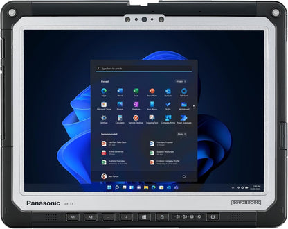 Panasonic Toughbook CF-33 MK1, Intel Core i5-7300U up to 3.5GHz, 12-inch QHD Touchscreen + Digitizer, 8GB RAM, 256GB SSD, 4G LTE, Premium Keyboard, Windows 10 Pro (Renewed)