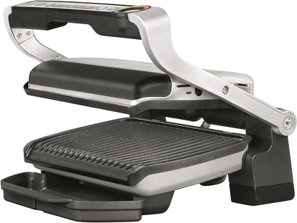 T-fal Optigrill, Electric Indoor Grill, 6 Auto Cooking Modes, Smart Sensor Techology, Nonstick removable plates, Stainless Steel Exterior, Panini Press, Precision Grilling