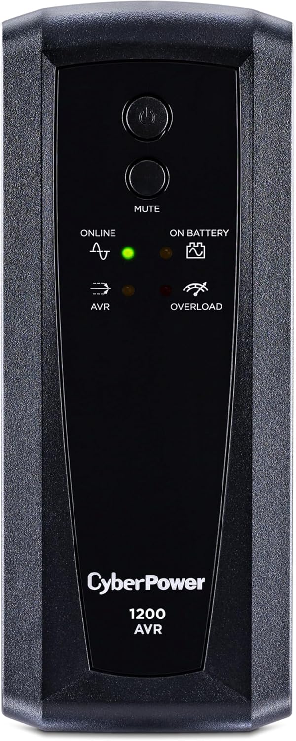 CyberPower CP685AVRG AVR UPS System, 685VA/390W, 8 Outlets, Compact