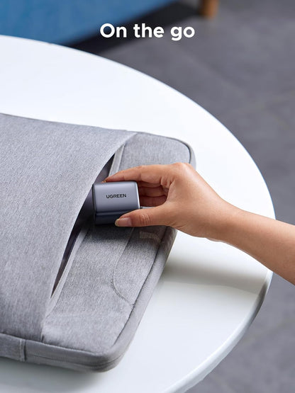 UGREEN 35W USB C Charger Block, Nexode 2Ports GaN Foldable USB and Type C PPS Compact Fast Wall Plug for iPhone 16 Pro Max 15 14, Pixel 8 7pro, Galaxy S25 Ultra S23 Note 20, iPad, MacBook Air