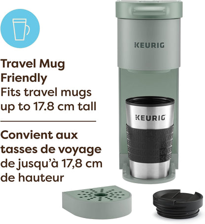 Keurig K-Mini Go Single Serve K-Cup Pod Coffee Maker, Sage