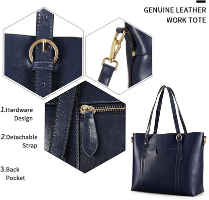 Purilite Select Women’s Vintage Leather Tote Bag