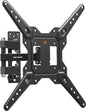 Full Motion Wall Mount Bracket & Arm for TVs/Monitors, Fits Most 32" to 55" Flat Screens, Swivels Right Left 180 Degrees, Adjustable Tilt, One Person Installation, Hardware Included by Husky Mounts