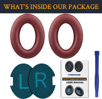 SoloWIT Earpads Cushions for Bose Headphones, Replacement Ear Pads for Bose QuietComfort 15 QC15 QC25 QC2 QC35/Ae2 Ae2i Ae2w/SoundTrue & SoundLink Around-Ear Series - QC25 PL Black&Blue