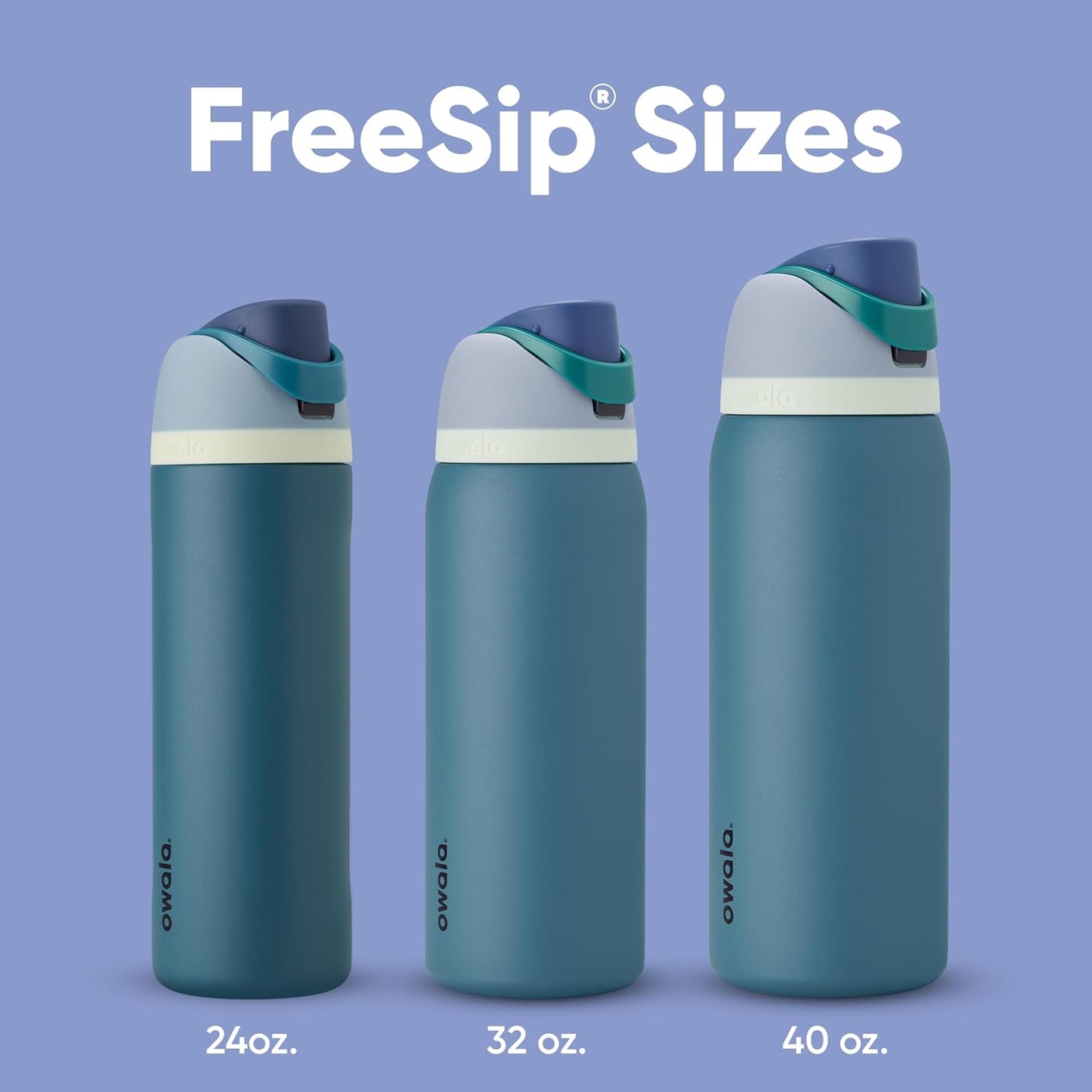 Owala Kids FreeSip Insulated Stainless Steel Water Bottle with Straw, BPA-Free Sports Water Bottle, Great for Travel, 16 oz, Celestial Sphere