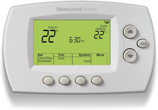 Honeywell Home Wi-Fi 7-Day Programmable Thermostat (RTH6580WF), Requires C Wire, Works with Alexa